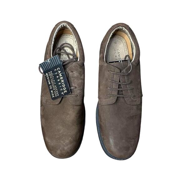 Cambridge Classics Brown Multi-Fit Oxfords Lace Up Shoes Size 13 NEW - Picture 4 of 8